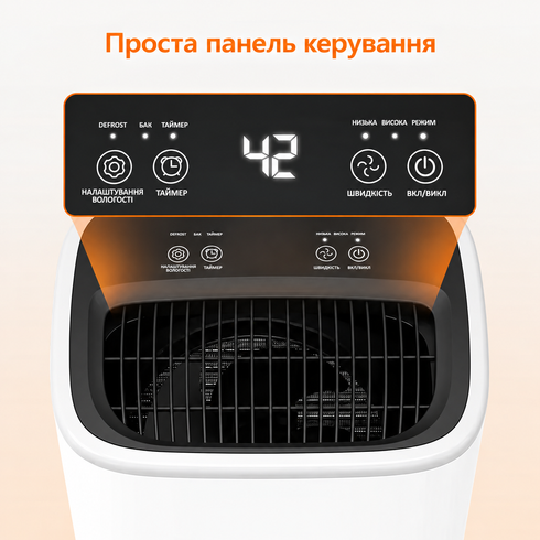Потужний осушувач повітря Doctor-101 Amador з баком 2,3 л. Вологопоглинач продуктивністю 12л/день