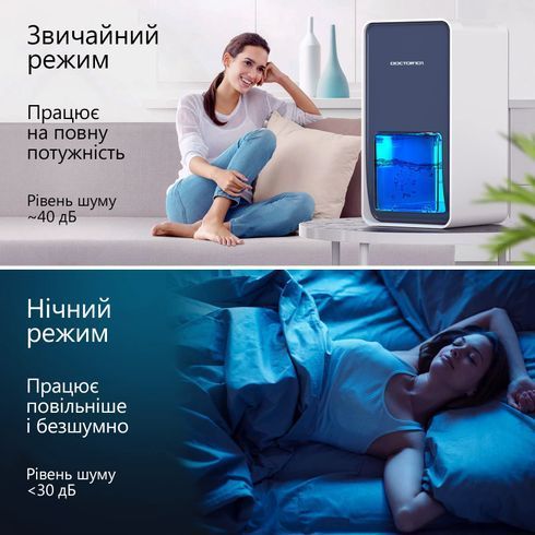 Конденсационный осушитель воздуха Doctor-101 LEVANTE. Влагопоглотитель для квартиры  на 1,2 л